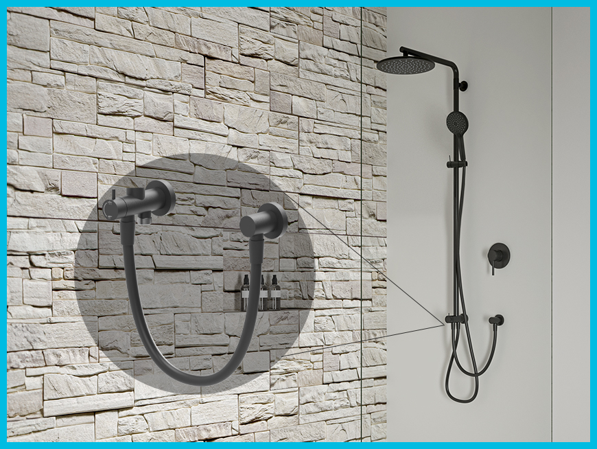 Elementi Retro Fit Shower Kit Upgrade your Shower Experience